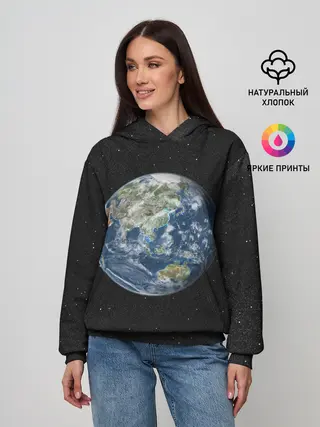 Женское худи / ПланеТа ЗемЛя