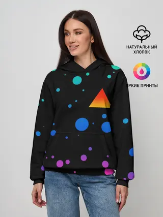 Женское худи / геометрия