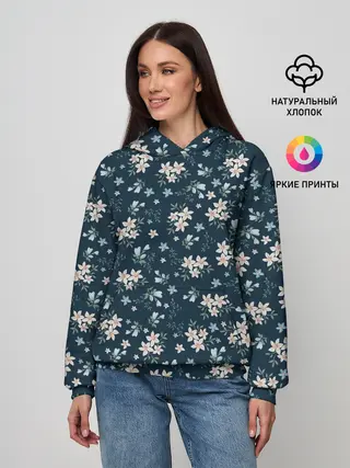 Женское худи / Цветочки