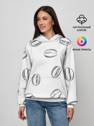 Женское худи / Кофейные зёрна