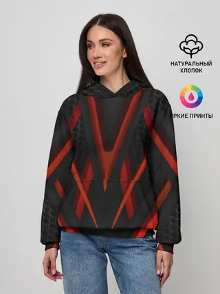 Женское худи / СПОРТ ЛИНИИ 3D