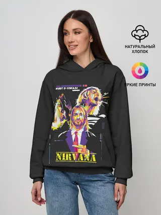 Женское худи / Kurt Cobain
