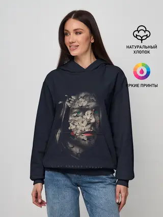 Женское худи / Цветочный Курт