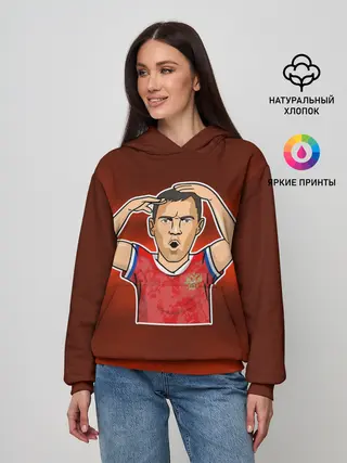 Женское худи / Дзюба Russia edition