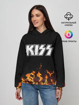 Женское худи / Kiss