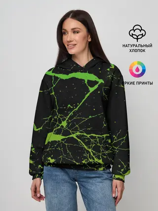 Женское худи / Брызги Красок