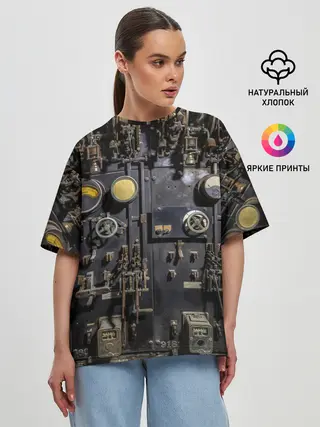 Женская футболка оверсайз / Механизм