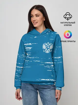 Женское худи / ФУТБОЛ РОССИЯ / Russia