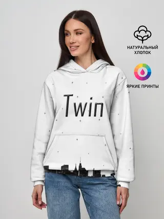 Женское худи / Twin cities