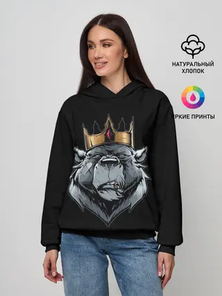 Женское худи / Bear King