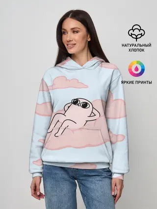 Женское худи / мем