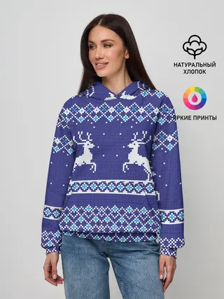 Женское худи / Олени