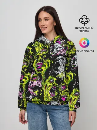 Женское худи / ЗОМБИ