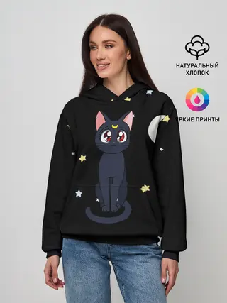 Женское худи / Луна