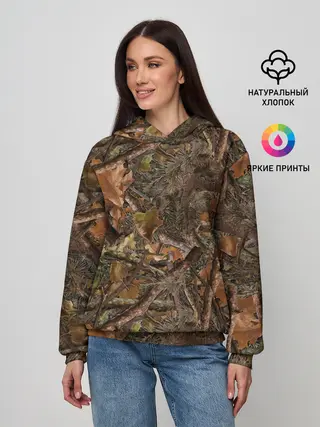 Женское худи / Охотничий камуфляж