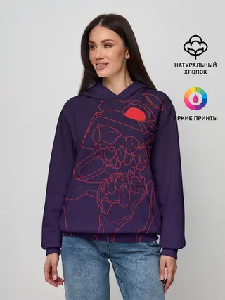 Женское худи / Евангилион