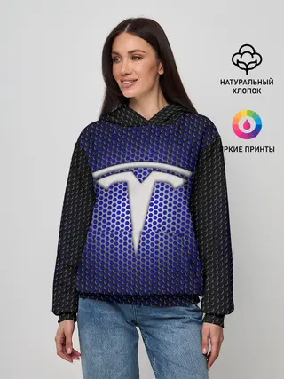Женское худи / Космические технологии TESLA