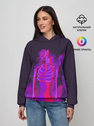 Женское худи / СИРЕНОГОЛОВЫЙ НЕОН