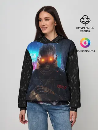 Женское худи / Cyberpunk 2077 | Maelstrom