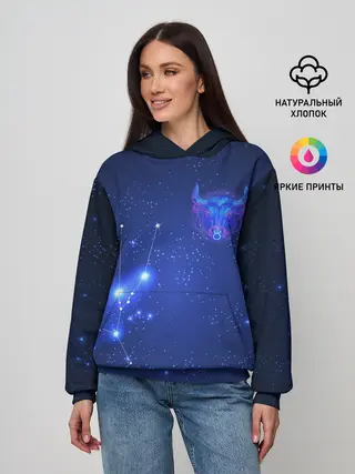 Женское худи / Знак зодиака - Телец