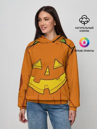Женское худи / Костюм тыквы / Halloween