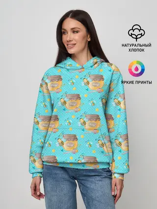Женское худи / Кто пчелок уважает