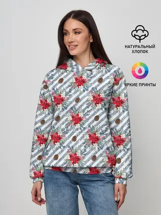 Женское худи / Новогодние украшения и блестки