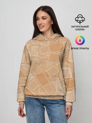 Женское худи / Просто пластыри