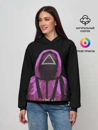 Женское худи / Squid Game Triangle Guy