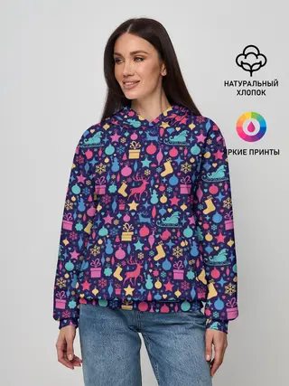 Женское худи / Новогодние Игрушки и Украшения
