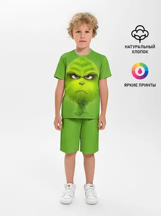 Детская пижама с шортами / The Grinch