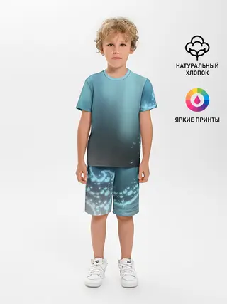 Детская пижама с шортами / Водяные свечения