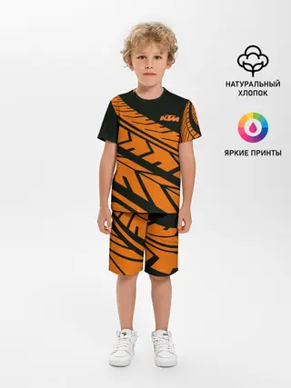 Детская пижама с шортами / ORANGE KTM | КТМ