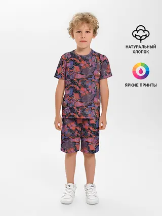 Детская пижама с шортами / Медузы