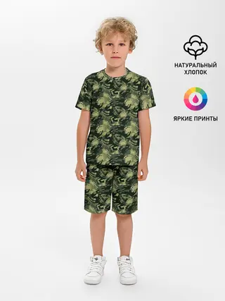 Детская пижама с шортами / Крабы