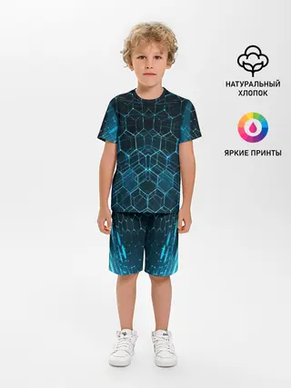 Детская пижама с шортами / НЕОНОВАЯ БРОНЯ