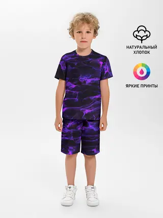 Детская пижама с шортами / текстуры