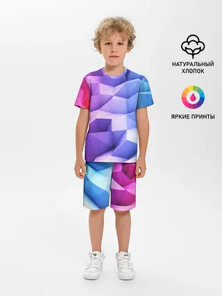 Детская пижама с шортами / Текстура