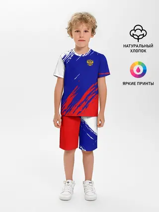 Детская пижама с шортами / RUSSIA SPORT / РОССИЯ СПОРТ