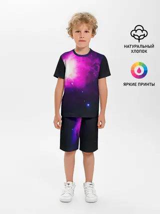 Детская пижама с шортами / Space