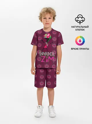 Детская пижама с шортами / Захватчик Зим