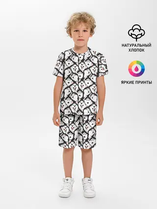 Детская пижама с шортами / Сибирский Хаски