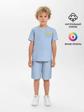 Детская пижама с шортами / Фри в кармане