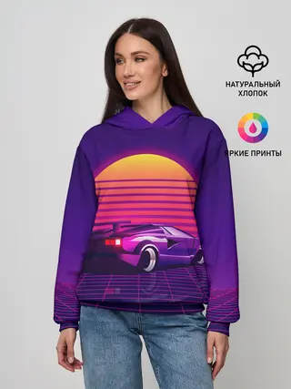 Женское худи / Ретро Футуризм