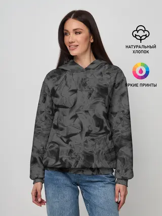 Женское худи / Черная дымка