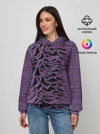 Женское худи / Joy Division Glitch