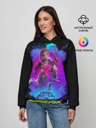 Женское худи / Cyberpunk 2077