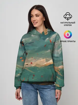 Женское худи / Горы