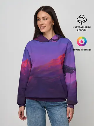 Женское худи / Горы