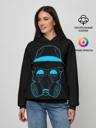 Женское худи / череп